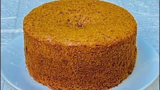 1 Kg Coffee Sponge Cake Recipe Without Oven | Basic Coffee Sponge Cake | How To Make Coffee Sponge |