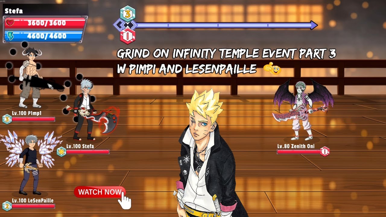 Tenno: Ultimate Ninja RPG - Grind On Infinity Temple Event #3 w / P1mp1 & LeSenPaille - 2026