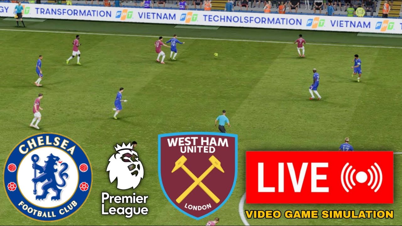 🔴 Chelsea vs West Ham United Premier League 2025/26 LIVE Sore & Full Match FC26 SIMULATION