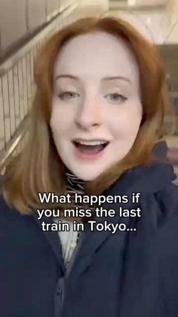 POV: Missing the last train in Japan