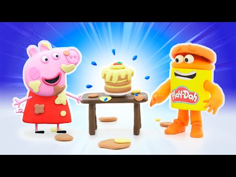 Cake Suprise with Peppa Pig 🐷 The Play-Doh Show Season 2 | Play-Doh Official