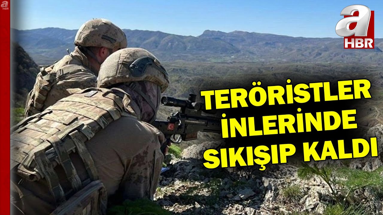 Teröristler İnlerinde Sıkışıp Kaldı! A Haber Pençe-Kilit Operasyonu Bölgesinde l A Haber