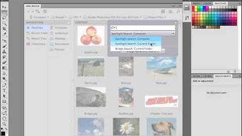 Touring the Mini Bridge Interface(Adobe Photoshop CS5 Pro)  Part2
