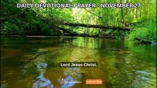 NOVEMBER 27 || DAILY BIBLE READING AND MEDITATIONS