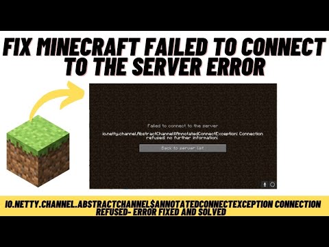 Fix minecraft io.netty.channel.abstractchannel$annotatedconnectexception connection refused