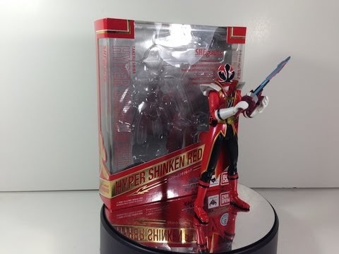 Review: S.H.Figuarts - Hyper Shinken Red (Shark Attack Red Ranger ...
