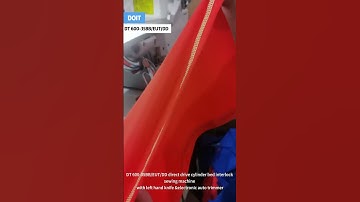 DT 600-35BB/EUT/DD direct drive cylinder bed interlock sewing machine with left hand knife