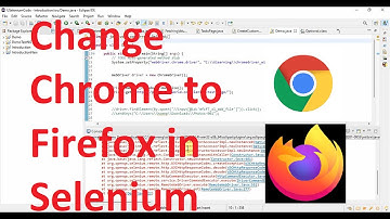 How to run the selenium web driver program in different browsers (Chrome to Firefox)?