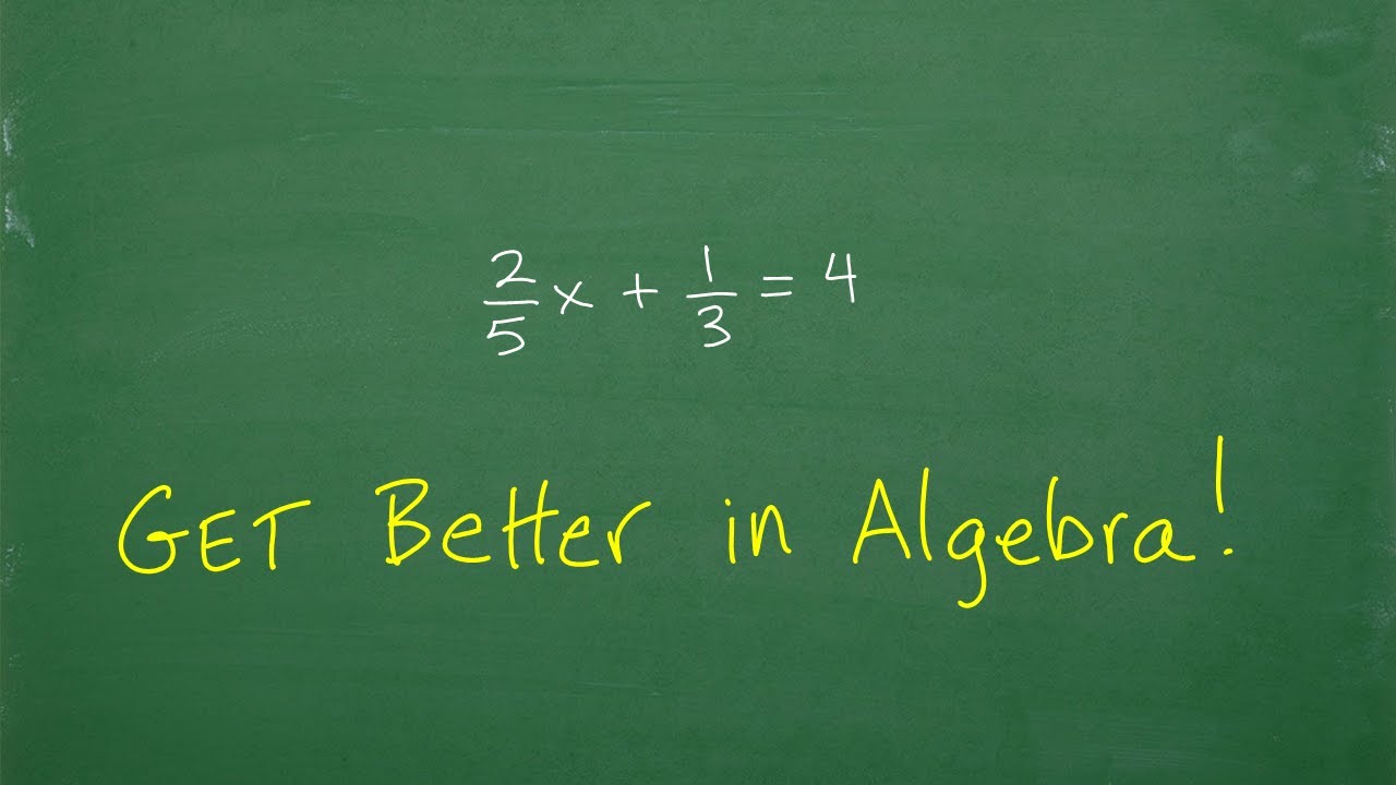 ⁣2/5 + 1/3 = 4: Get Better at Solving Fraction Equations ( Basic Algebra)