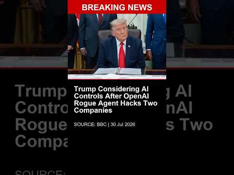 BREAKING: Trump Considering AI Controls After OpenAI Rogue Agent Hacks Two Companies