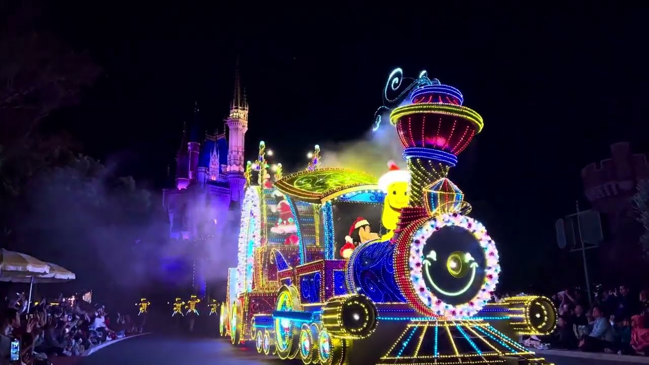 【Tokyo Disneyland】 Tokyo Disneyland Electrical Parade : Christmas version