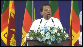 President Maithripala Sirisena Speech - Matara - 2016.08.19