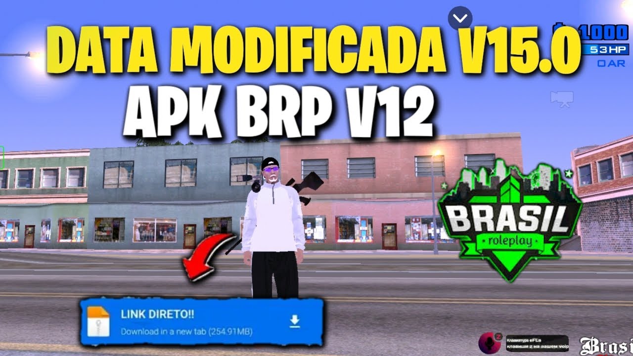 DATA MODIFICADA MUITO LEVE PARA APK V12(ATUALIZADO) BRASIL ROLEPLAY 