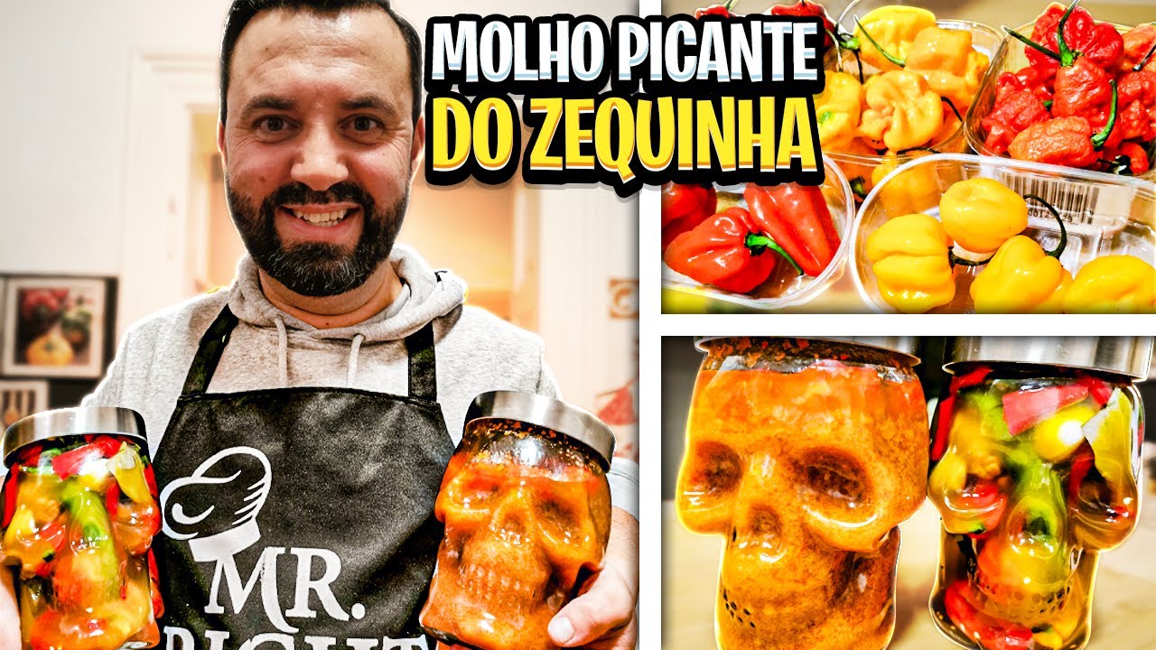 MOLHO PICANTE DO ZEQUINHA COM CAROLINA REAPER