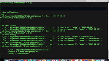 5.1 intro to mongod and mongo in a MEAN app - undergrad webdev summer 1 2017