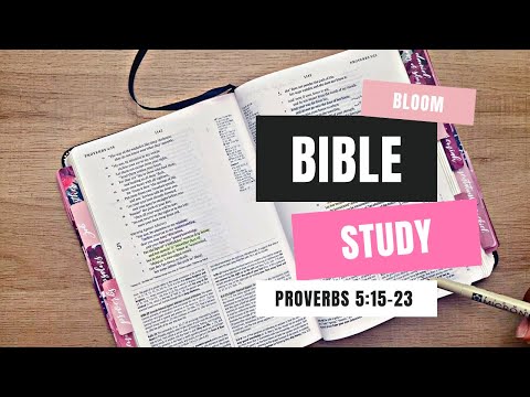 Bible Study With Me | Proverbs 5:15-23 #biblestudy #bibleverses #studywithme