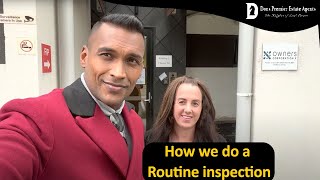 How we do a routine inspection in rental properties