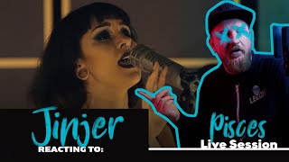 First time reaction Jinjer - Pisces - Live Session