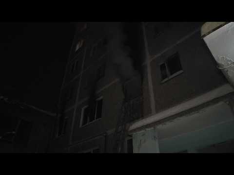 Огненный переполох в 6 часу утра в съёмной хате. Real video