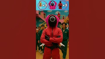 Find odd SQUID GAME I Round 2 #김프로 #유백합 #SquidGame3 #squidgame