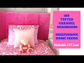 HOW TO MAKE A HEADBOARD|CHEAP DIY BED|TUFTED HEADBOARD| SOUTH AFRICAN YOUTUBER| RELEBOHILE DIY LOVER