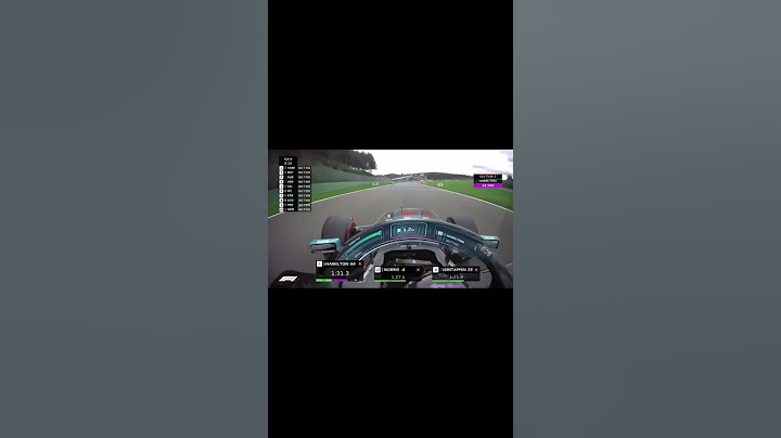 Lewis Hamilton experiencing 6.0 G force during braking | F1 2020 Spa Qualifying