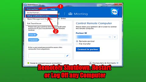 Remotely Shutdown, Restart or Log Off any Computer