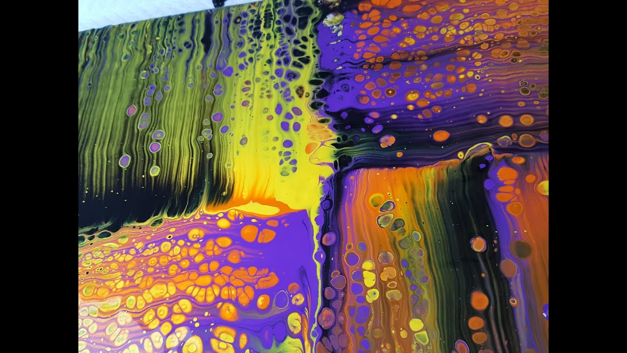 Swipe Technique - Acrylique Pouring Techniques - YouTube