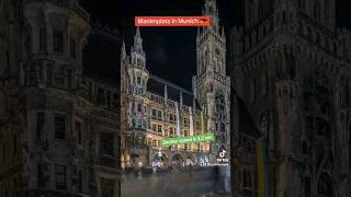 Marienplatz in Munich at night #münchen #munich #germany #deutschland #bayern #hyperlapse #timelapse