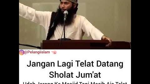 Ustadz Syafiq Riza Basalamah | Jangan Lagi Telat Datang Sholat Jumat