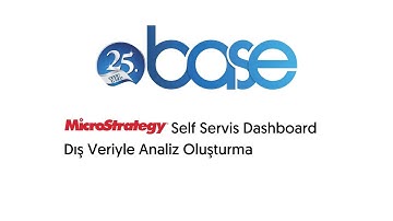 Dış veriyle analiz oluşturma