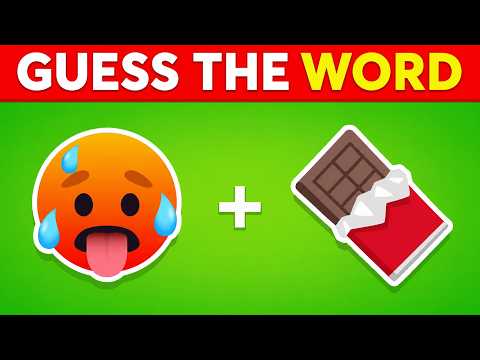 Guess the Word by Emoji Challenge 🤔❓✅ Easy to Impossible Challenge