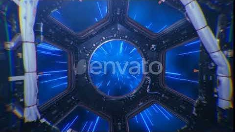 Abstract Hyper Jump in Outer Space on a Spaceship | Motion Graphics - Envato elements