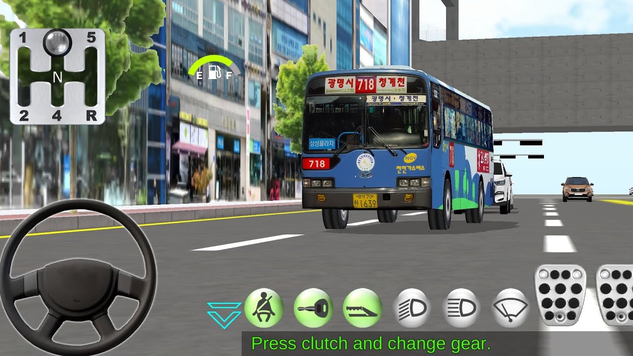 3D Driving Class Game Bus Driving | City Bus Full Route Gameplay 🚍🔥#3ddrivingclass #bussimulator