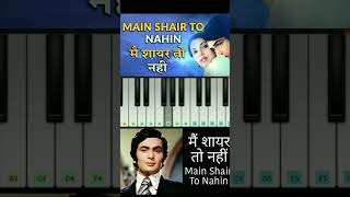 Main Shayar To Nahi -On Piano // #shorts #ytshorts #mainshayartonahi #piano #viral