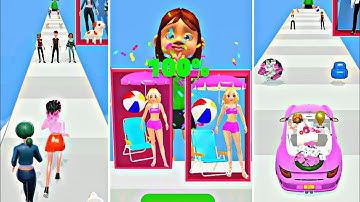 Doll Designer 🎎- All Levels Android, iOS Gameplay  Part 1 Level 1-3