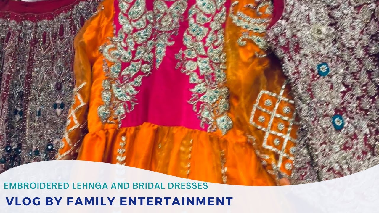 Fancy embroidered lehnga and bridal dresses Stara Bridal meena bazar