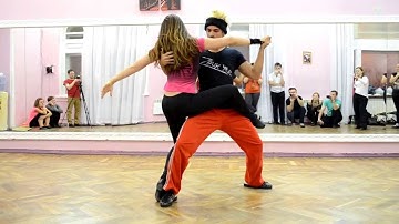 Kamacho and Ana, zouk demo 8 in Ukraine