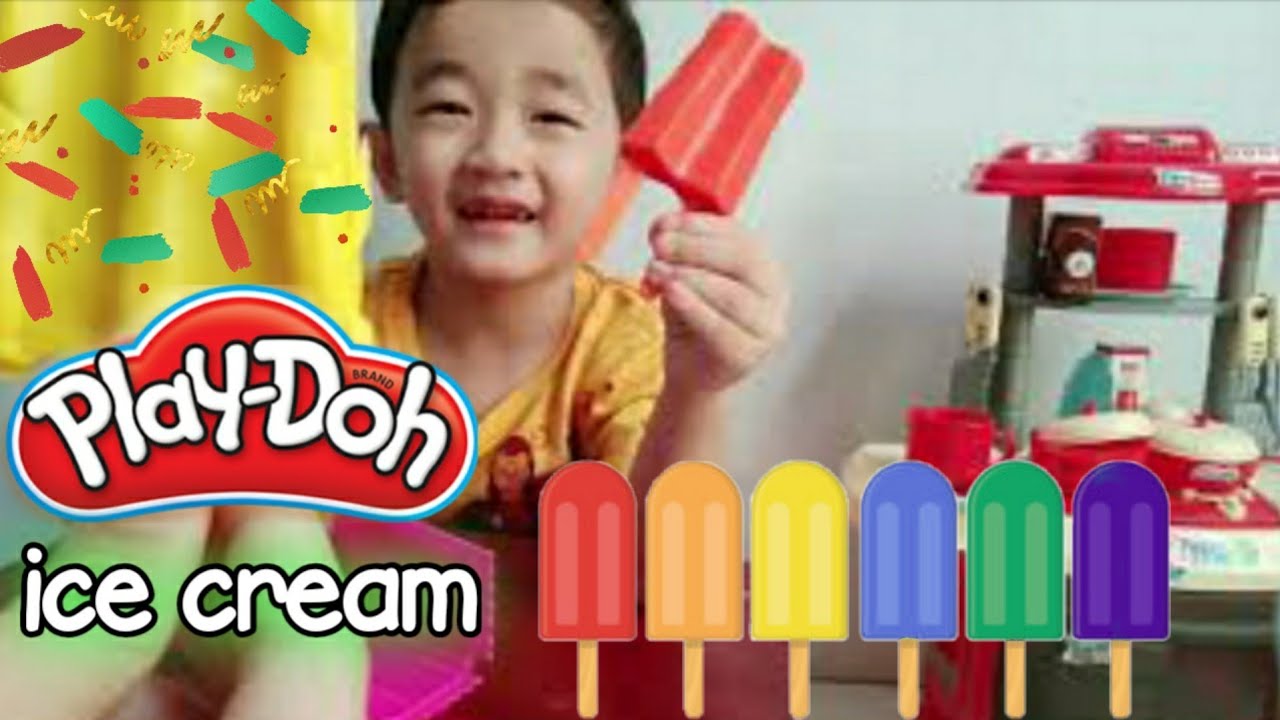 Main Play  Doh  Es Krim Mainan  Anak Play  Doh  Ice Cream 