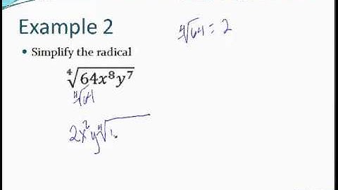 10.1 Simplifying Radical Expressions