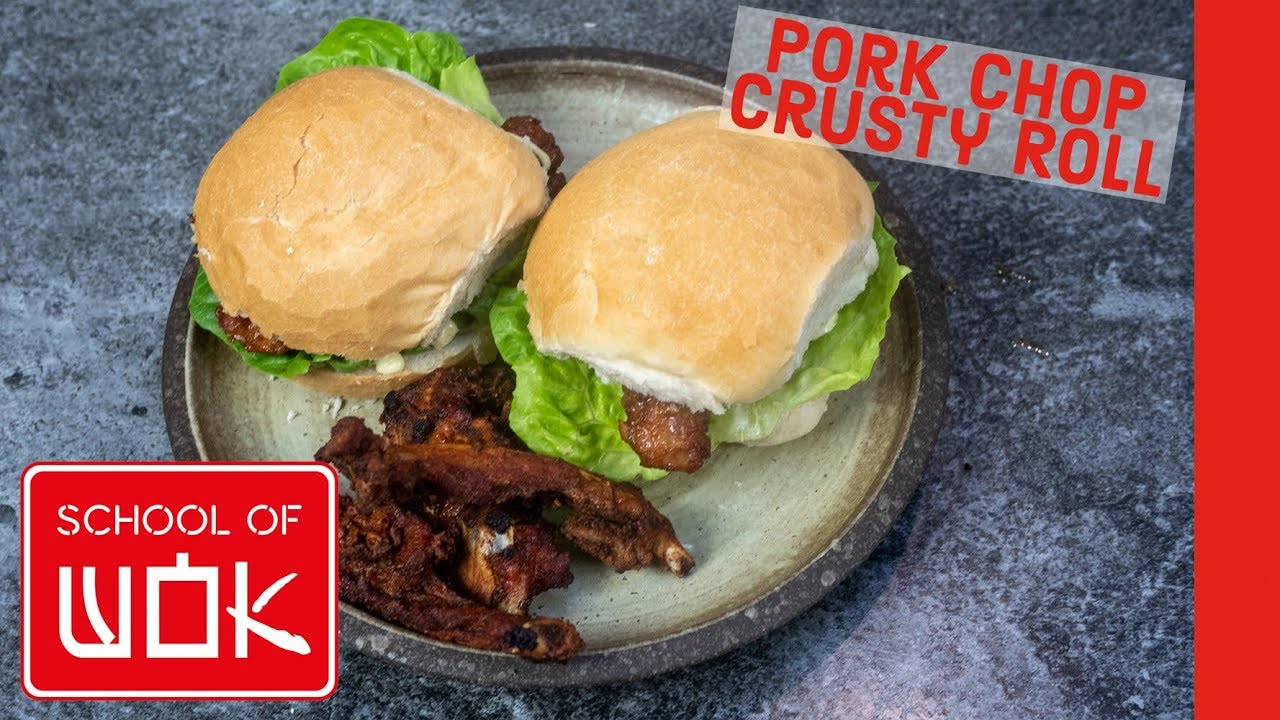 Classic Chinese Pork Chop Sandwich Recipe YouTube