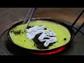 스트리트푸드 중국 허페이 불판위 팬케이크 / pancakes with various sauce - chinese street food