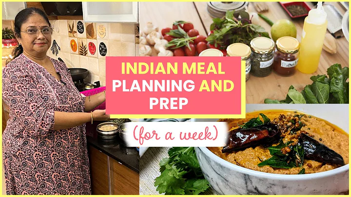 Indian Weekly Meal Planning | Full week Menu Ideas, Preparations & Recipes| Indian Veg Meal Plan