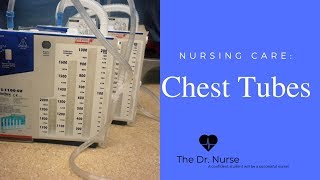 Chest tubes: Indications, components, nursing assessments and interventions