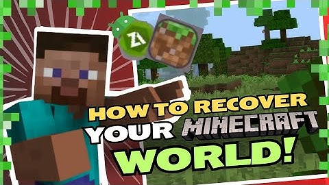 How to *RECOVER* YOUR MINECRAFT WORLD! (2025)