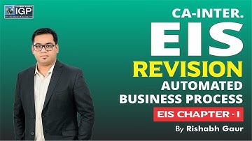 CA-Inter. | EIS Revision |Automated Business Process | EIS Chapter-1 | CBS | By Rishabh Gaur