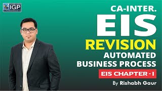 Celebrity CA-Inter. | EIS Revision |Automated Business Process | EIS Chapter-1 | CBS | By Rishabh Gaur Profile