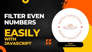 Celebrity Filter Even Numbers In JavaScript | JavaScript Function | #coding #javascript #nextgencodingschool Wealth