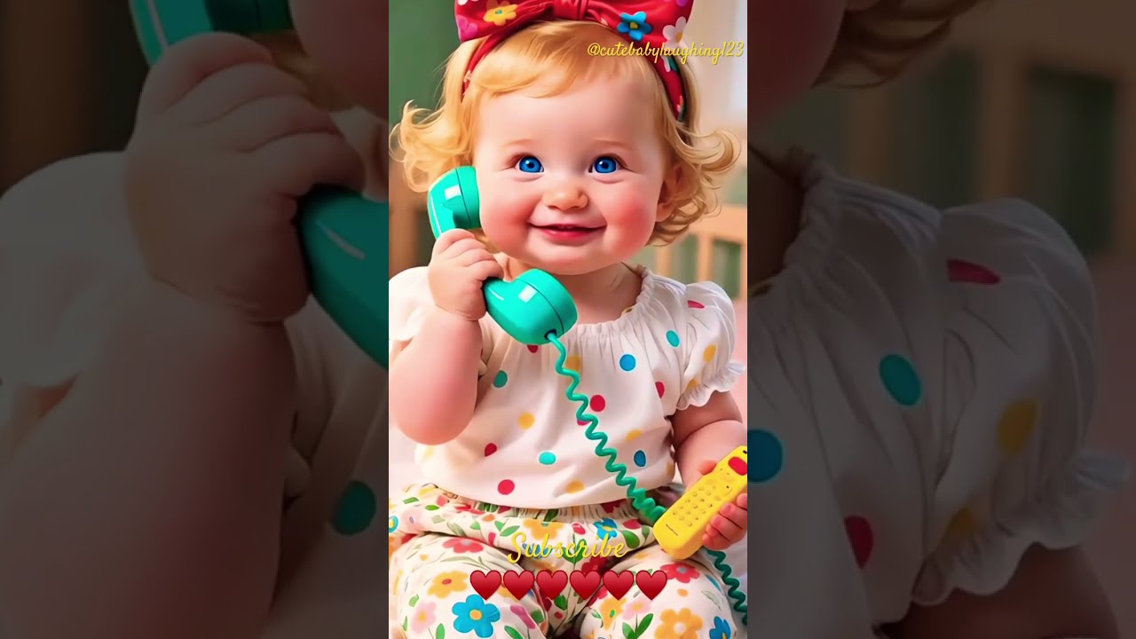 Cute Girl Baby Says Mumma Then Papa Babylaughting Shorts