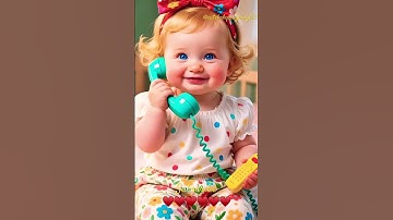 Thumbnail of cute girl baby says mumma then papa 👼❣️🩷👼 #baby #babylaughting #shorts